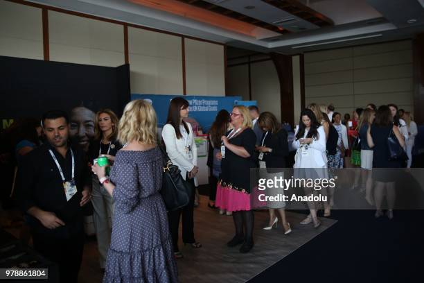 Women attend Forbes Women's Summit 2018 in New York, United States on June 19, 2018.