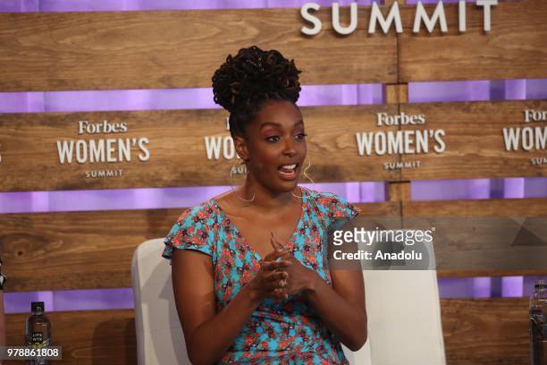 Franchesca Ramsey, Advocate, Actress, Writer & Video Blogger speaks at Forbes Women's Summit 2018 in New York, United States on June 19, 2018.