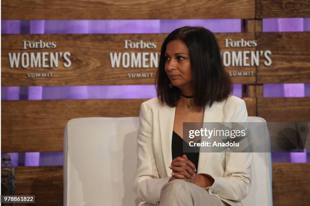 Anjula Acharia, Partner, Trinity Ventures speaks at Forbes Women's Summit 2018 in New York, United States on June 19, 2018.