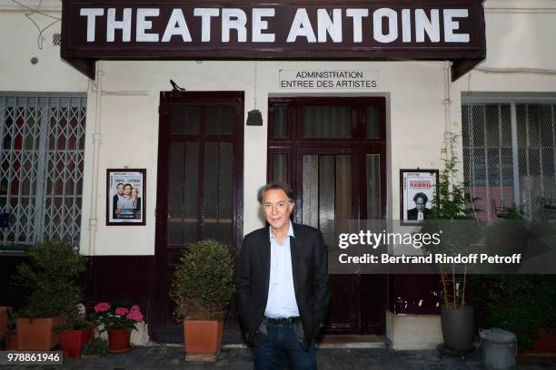 Actor Richard Berry of the Piece "Plaidoiries"; wich will be played from September 12, 2018; poses during the Presentation of Production Programming...