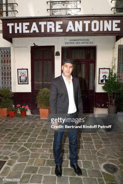 Rachid Benzine, autor of the Piece "Lettres a Nour"; wich will be played from November 22, 2018; poses during the Presentation of Production...
