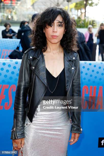 Director Naidra Ayadi attends Closing Ceremony during 7th Champs Elysees Film Festival at Publicis Cinema on June 19, 2018 in Paris, France.