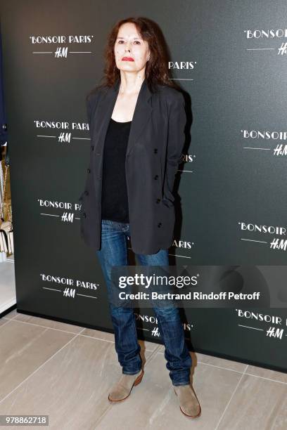 Bambou Gainsbourg attends the H&M Flaship Opening Party as part of Paris Fashion Week on June 19, 2018 in Paris, France.