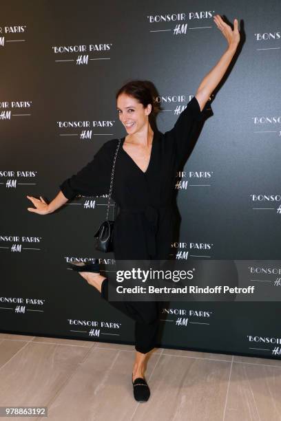 Star Dancer Dorothee Gilbert attends the H&M Flaship Opening Party as part of Paris Fashion Week on June 19, 2018 in Paris, France.
