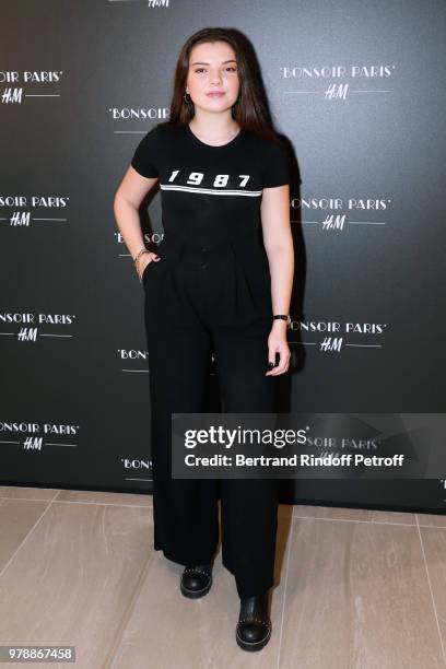 Clara Marz attends the H&M Flaship Opening Party as part of Paris Fashion Week on June 19, 2018 in Paris, France.