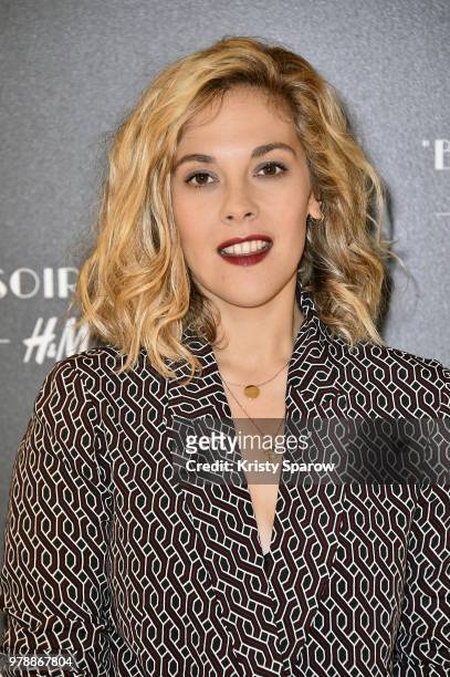 Alysson Paradis attends the H&M Flaship Opening Party as part of Paris Fashion Week on June 19, 2018 in Paris, France.