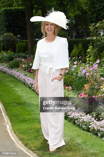 Kate Garraway attends Royal Ascot Day 1 at Ascot Racecourse on June 19, 2018 in Ascot, United Kingdom.