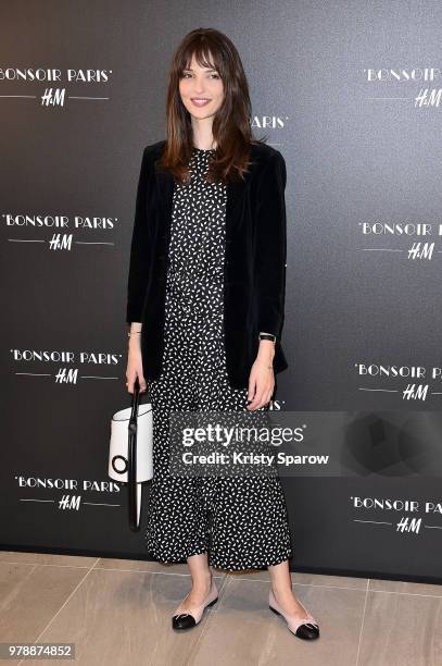 Annabelle Waters Belmondo attends the H&M Flagship Opening Party as part of Paris Fashion Week on June 19, 2018 in Paris, France.