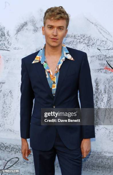 Fletcher Cowan attends the Serpentine Summper Party 2018 at The Serpentine Gallery on June 19, 2018 in London, England.