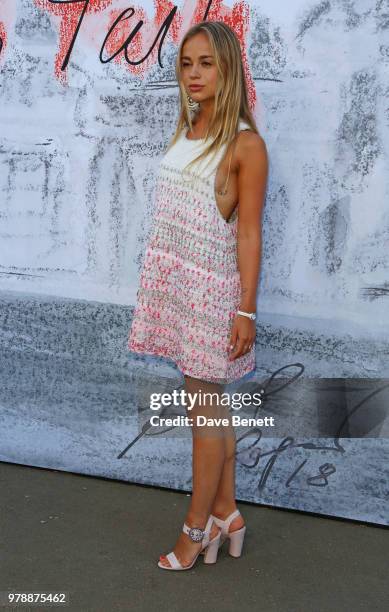 Lady Amelia Windsor attends the Serpentine Summper Party 2018 at The Serpentine Gallery on June 19, 2018 in London, England.