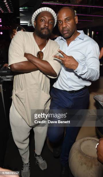Will.i.am and Unik Ernest attend the Vast Digital and The Foundry @ Meredith Corp. Creative challenge during the Cannes Lion Festival on June 19,...
