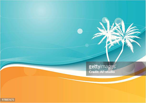 beach and sea background - af studio stock illustrations