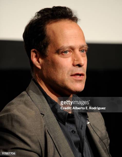 Journalist Sebastian Junger discusses his documentary at the Best of the 2010 Sundance Film Festival's L.A. Benefit screening of "Restrepo" at The...
