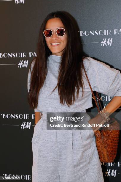 Singer Mai Lan attends the H&M Flaship Opening Party as part of Paris Fashion Week on June 19, 2018 in Paris, France.