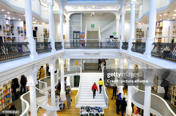 January 2018, Romania, Bukarest: A store of the book shop Carturesti at the Strade Lipscani . Photo: Birgit Zimmermann/dpa-Zentralbild/dpa