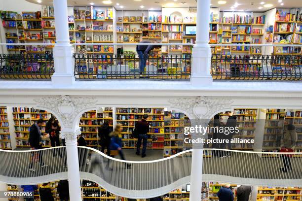 January 2018, Romania, Bukarest: A store of the book shop Carturesti at the Strade Lipscani . Photo: Birgit Zimmermann/dpa-Zentralbild/dpa