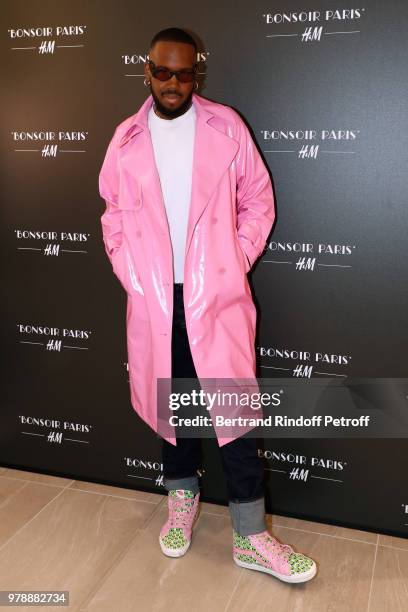 Kiddy Smile attends the H&M Flaship Opening Party as part of Paris Fashion Week on June 19, 2018 in Paris, France.