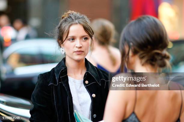 Actress Marilyn Lima attends the H&M Flaship Opening Party as part of Paris Fashion Week on June 19, 2018 in Paris, France.