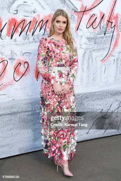 Lady Kitty Spencer attends the Serpentine Gallery Summer Party at The Serpentine Gallery on June 19, 2018 in London, England.