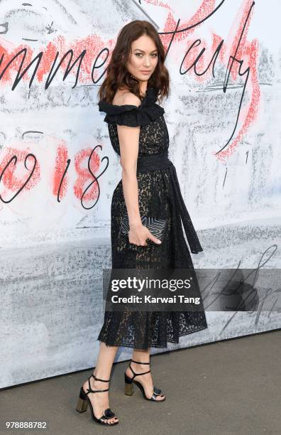 Olga Kurylenko attends the Serpentine Gallery Summer Party at The Serpentine Gallery on June 19, 2018 in London, England.