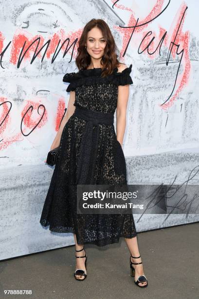 Olga Kurylenko attends the Serpentine Gallery Summer Party at The Serpentine Gallery on June 19, 2018 in London, England.