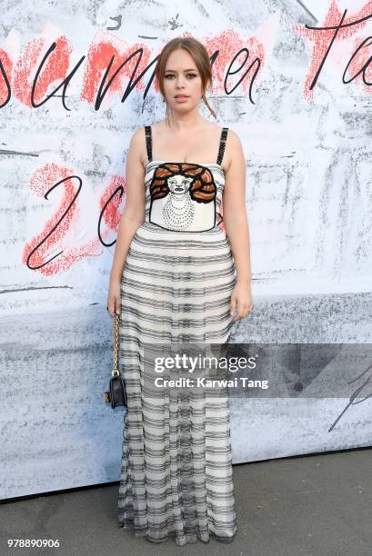 Tanya Burr attends the Serpentine Gallery Summer Party at The Serpentine Gallery on June 19, 2018 in London, England.