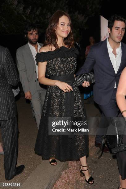 Olga Kurylenko attending the Serpentine Gallery and Chanel Summer Party 2018 on June 19, 2018 in London, England.