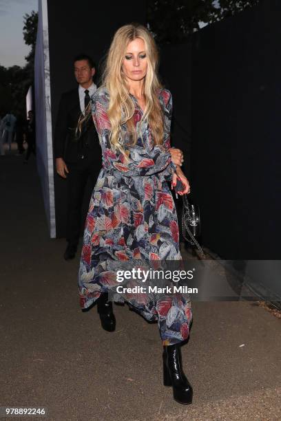 Laura Bailey attending the Serpentine Gallery and Chanel Summer Party 2018 on June 19, 2018 in London, England.