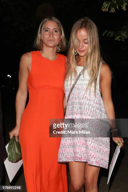 Lady Amelia Windsor attending the Serpentine Gallery and Chanel Summer Party 2018 on June 19, 2018 in London, England.