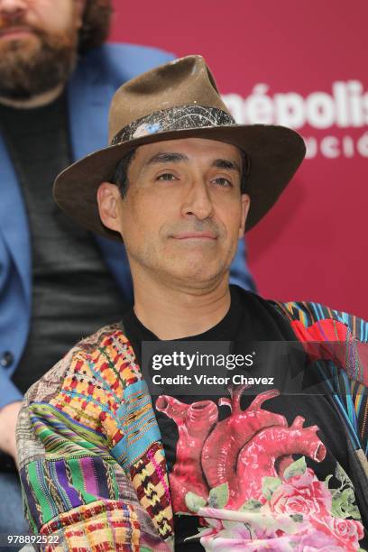 Bruno Bichir attends a press conference to promote the film "Perfectos Desconocidos" at Condesa DF Hotel on June 19, 2018 in Mexico City, Mexico.