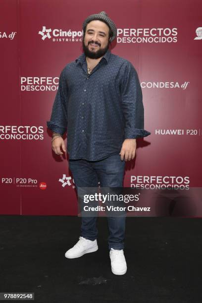 Franky Martin attends a press conference to promote the film "Perfectos Desconocidos" at Condesa DF Hotel on June 19, 2018 in Mexico City, Mexico.