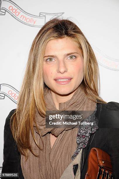 Actress Lake Bell arrives at the opening of the new Odd Molly's North American flagship store on March 19, 2010 in Los Angeles, California.