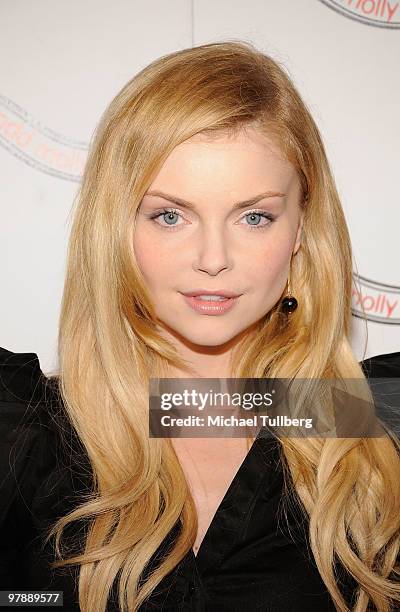 Actress Izabella Miko arrives at the opening of the new Odd Molly's North American flagship store on March 19, 2010 in Los Angeles, California.