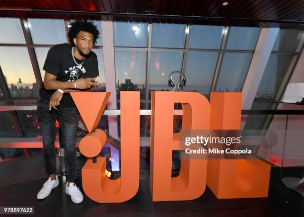 Duke standout and 2018 NBA Draft prospect Marvin Bagley III at the JBL x MB3 Draft Party, an exclusive event hosted by JBL and Complex. Attendees...