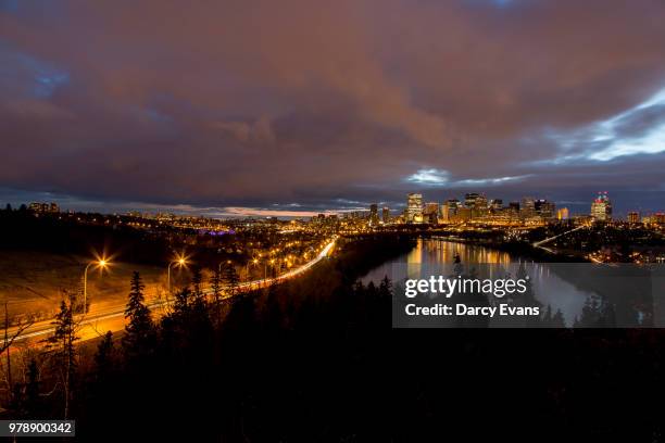 edmonton april 24 2014 - edmonton sunset stock pictures, royalty-free photos & images