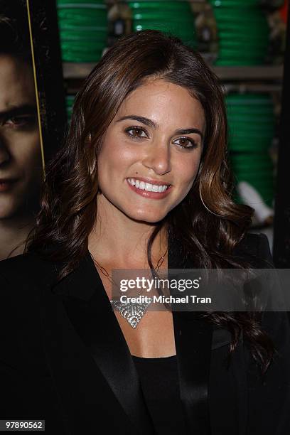 Nikki Reed attends "The Twilight Saga: New Moon" DVD release party held at Walmart on March 19, 2010 in Santa Clarita, California.