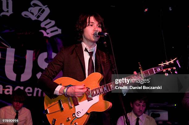 Ryan Ross of The Young Veins performs at the Crush Management showcase during the third day of SXSW on March 19, 2010 in Austin, Texas.