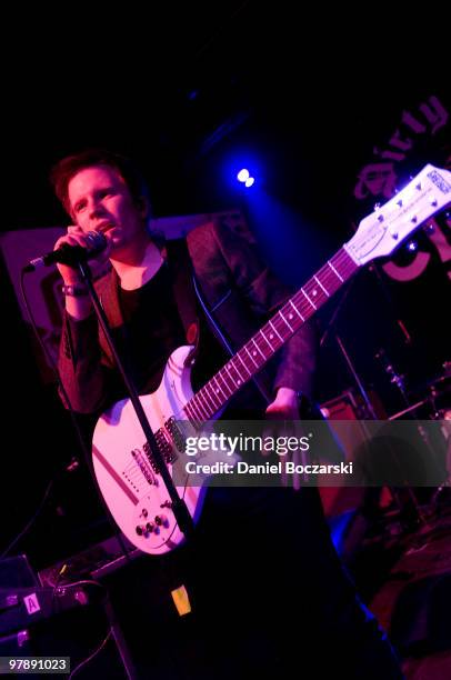 Patrick Stump performs and debuts solo material at the Crush Management showcase during the third day of SXSW on March 19, 2010 in Austin, Texas.