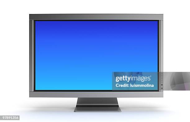 high definition tv or lcd monitor - lcd tv stock pictures, royalty-free photos & images