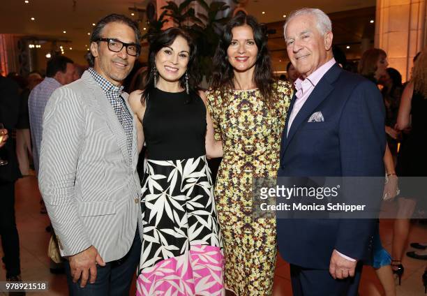 Paolo Mastropietro, Valerie Smaldone, Jill Hennessy and Ken Schulman attend the Ronald McDonald House New York Heroes Volunteer Event on June 19,...