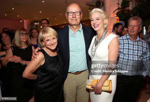 Andrea Joyce, Harry Smith and Dorinda Medley attend the Ronald McDonald House New York Heroes Volunteer Event on June 19, 2018 in New York City.