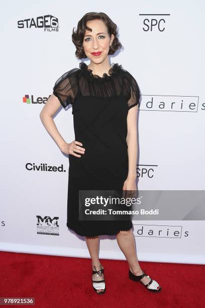 Kristen Schaal attends the Premiere Of Sony Pictures Classics' "Boundaries" at American Cinematheque's Egyptian Theatre on June 19, 2018 in...