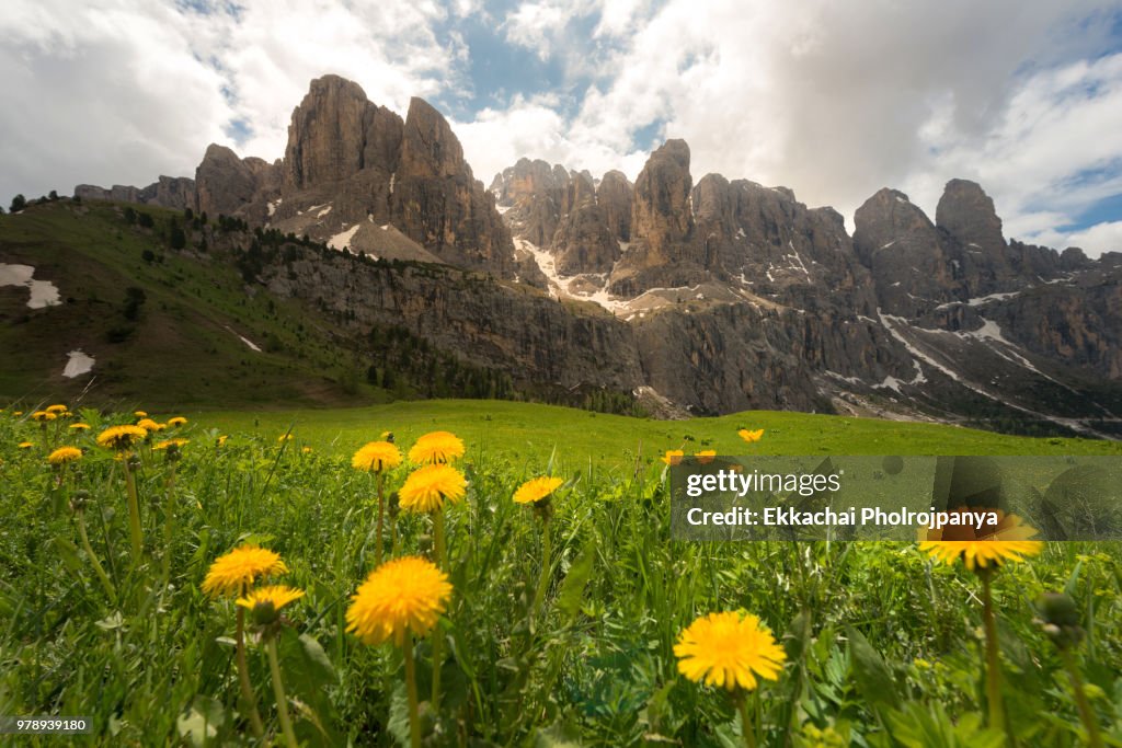 Gardena Pass and Sella Group,South Tyrol,Italy