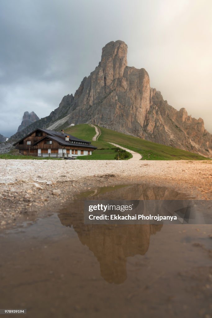 Passo Giau in South Tyrol, Italy
