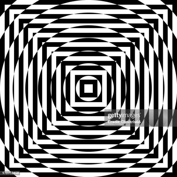 op art - knocked out stock illustrations
