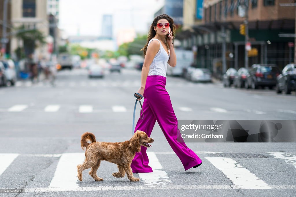 Celebrity Sightings in New York City - June 19, 2018
