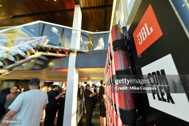 Guests attend the JBL x MB3 Draft Party, hosted by audio brand JBL and Complex at Hotel on Rivington on June 19, 2018 in New York City.