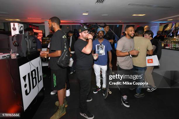 Guests attend the JBL x MB3 Draft Party, hosted by audio brand JBL and Complex at Hotel on Rivington on June 19, 2018 in New York City.