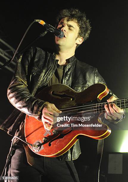 Robert Levon Been of Black Rebel Motorcycle Club performs at La Zona Rosa as part of Day Three of SXSW 2010 on March 19, 2010 in Austin, Texas.