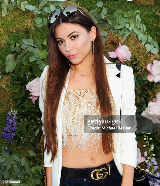 Nora Tash poses for portrait at We Are Kindred Resort Collection Launch at E.P. & L.P. On June 19, 2018 in West Hollywood, California.